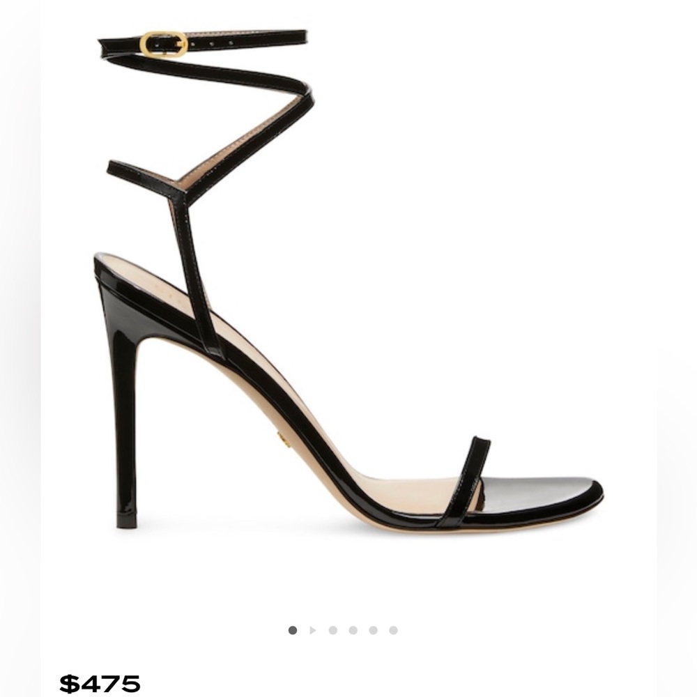 Stuart Weitzman Barely Nude 11 Black Patent Brand New